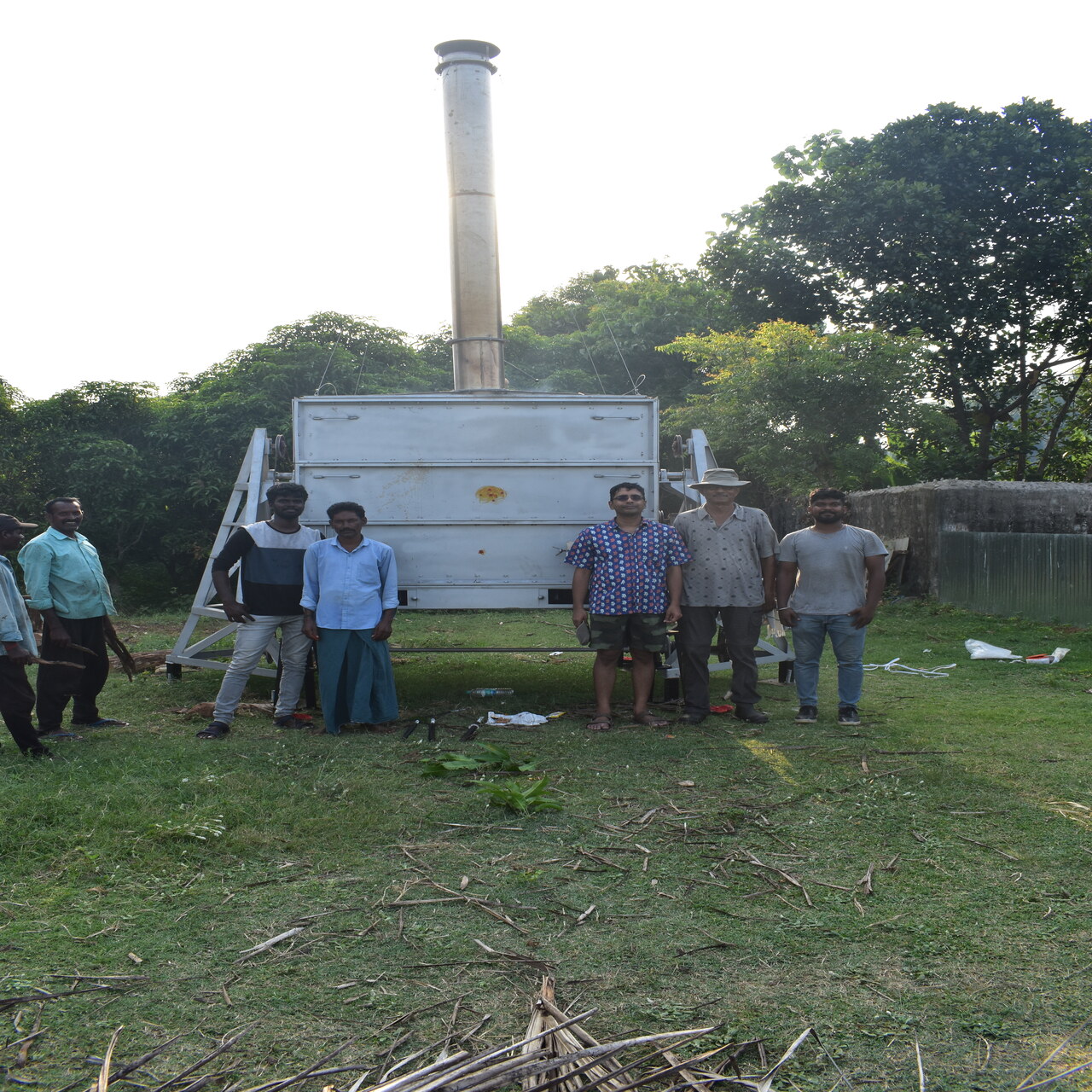 You are currently viewing Testing of 1 Ton Capacity Charcoal Kiln