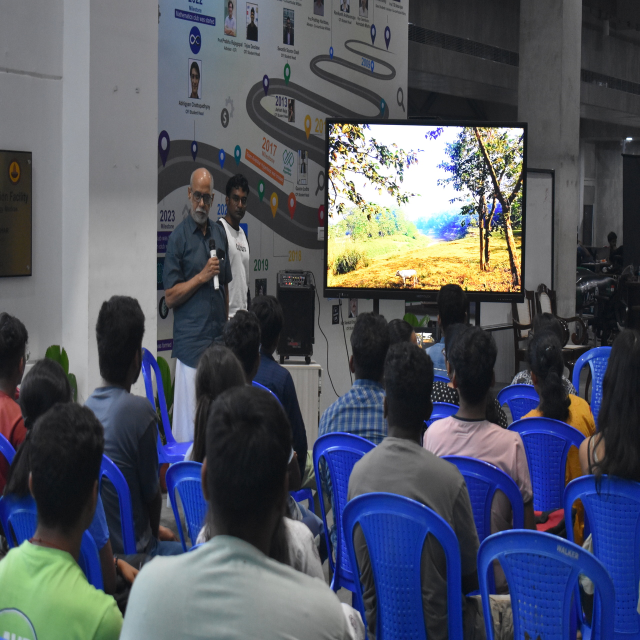 Interactive Session on Internship for Training Darbanga Rural Students by Prof Shreesh Choudhary